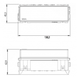 Gniazdo przekaźnika 4-POLOWE MTA 0100665